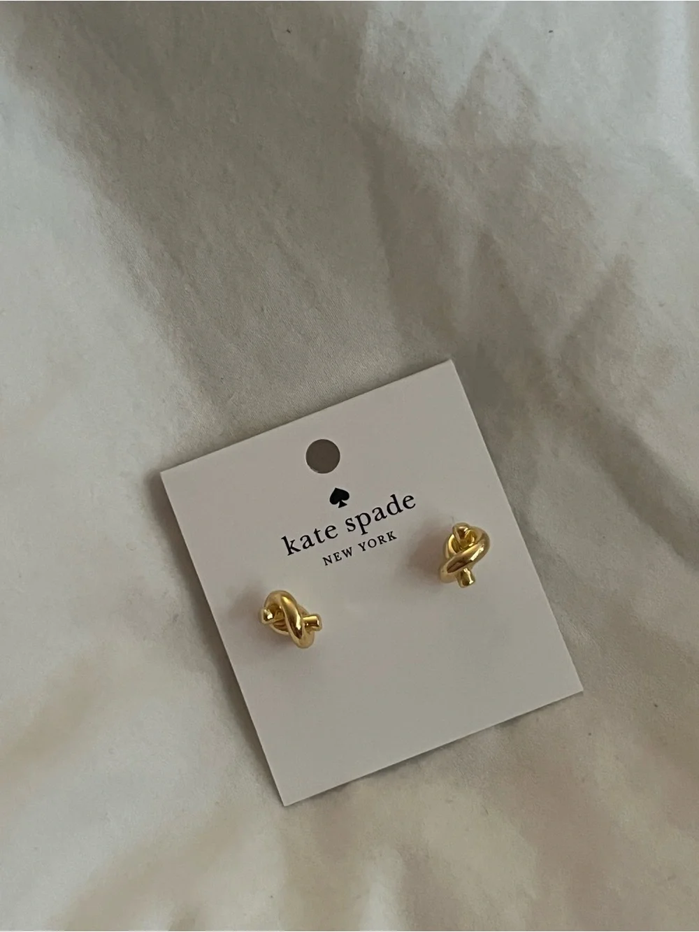 Kate Spade Gold Knot Stud Earrings